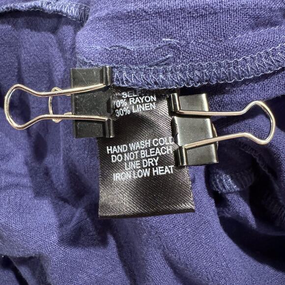 NWT Lulus Jumpsuit Lanah Y2K Boho Coastal Minimalist Strapless Linen Size Medium - Picture 5 of 8